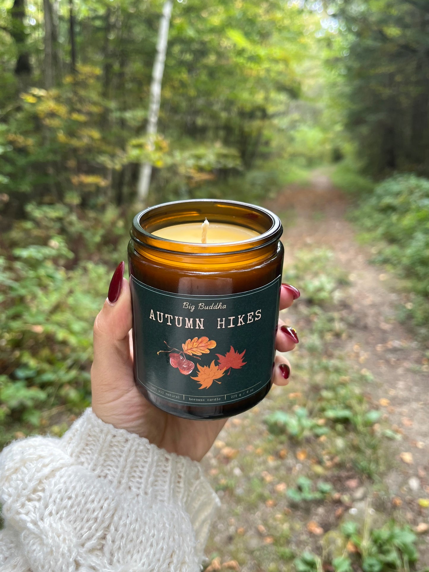 Autumn Hikes 8 oz candle