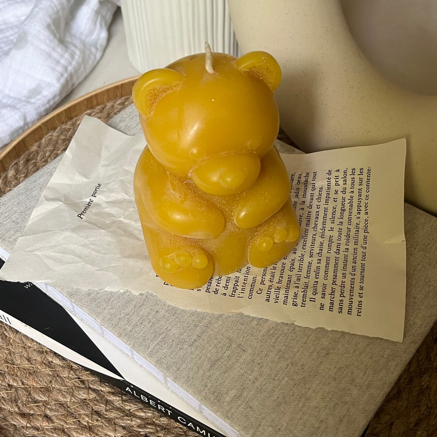 Teddy Bear candle