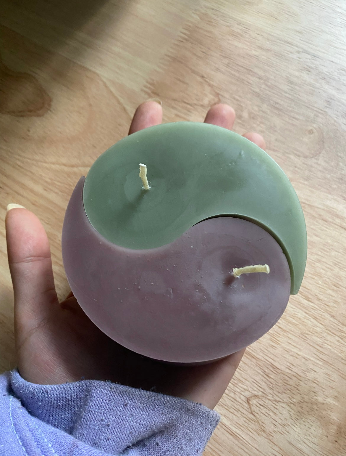 Yin Yang candle