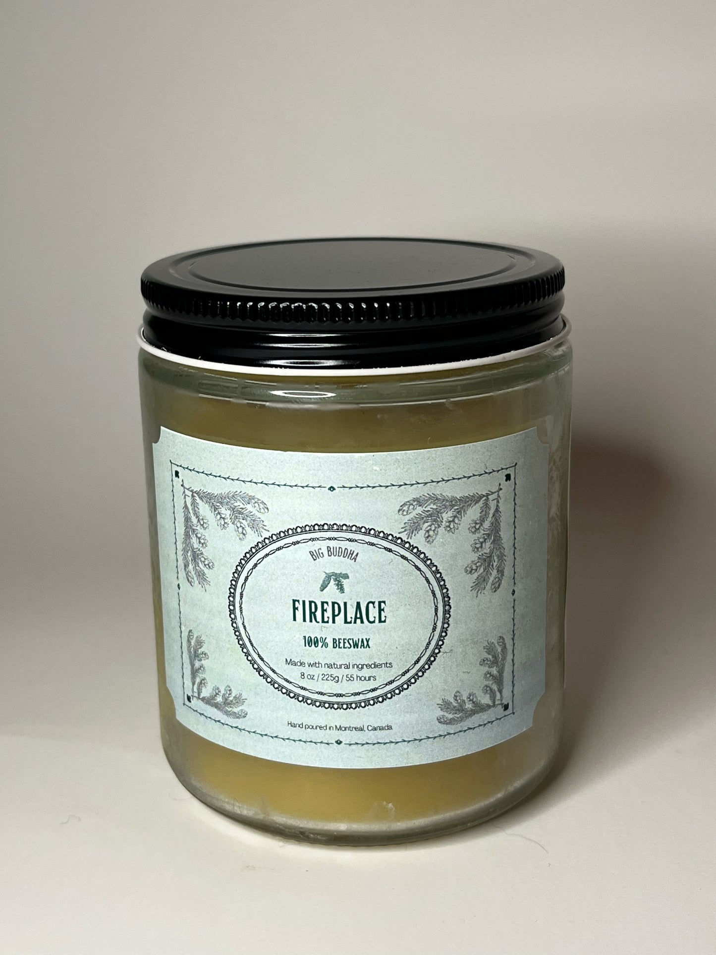 Fireplace 8 oz candle