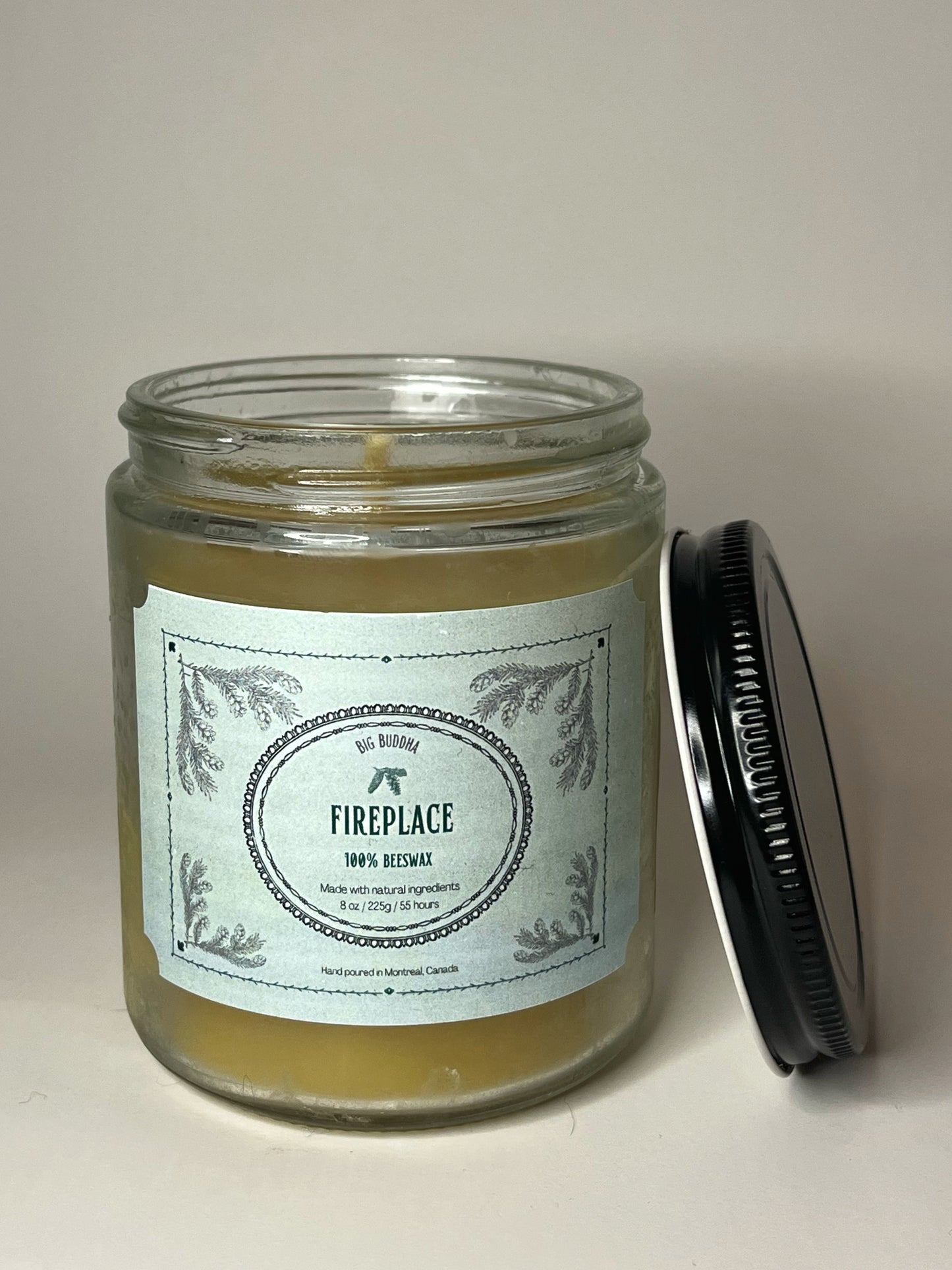 Fireplace 8 oz candle