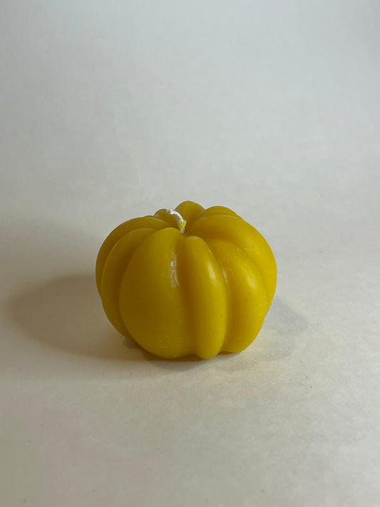 Fall Pumpkin Beeswax Candle