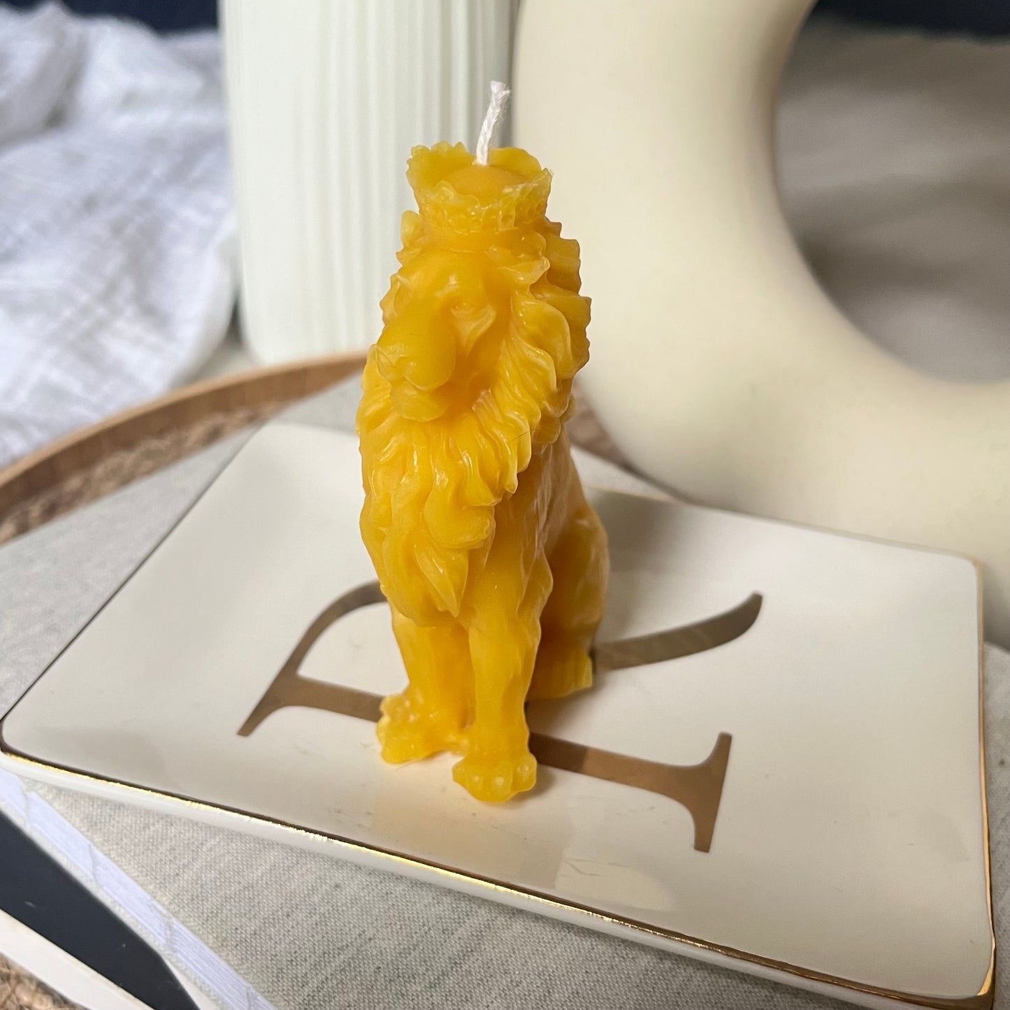 Lion candle