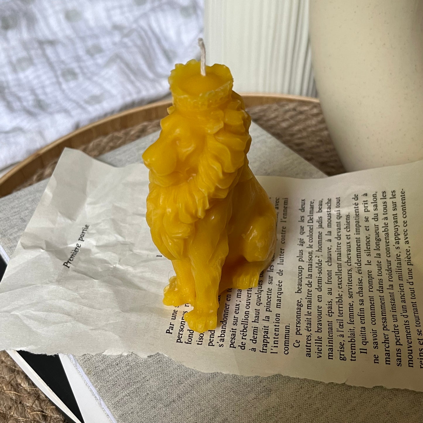 Lion candle