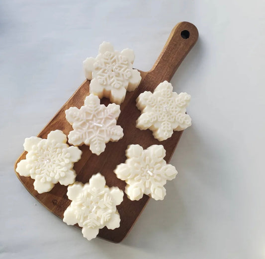 Snowflake candle set