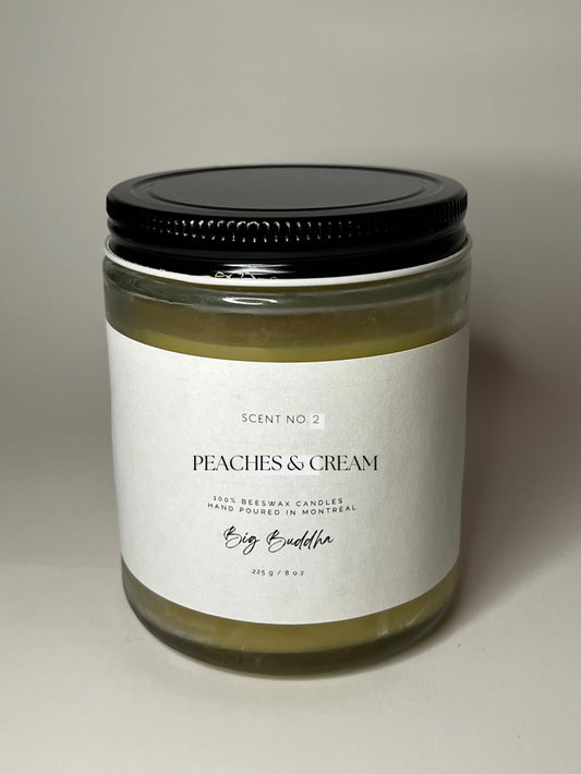 Peaches & cream candle 8oz