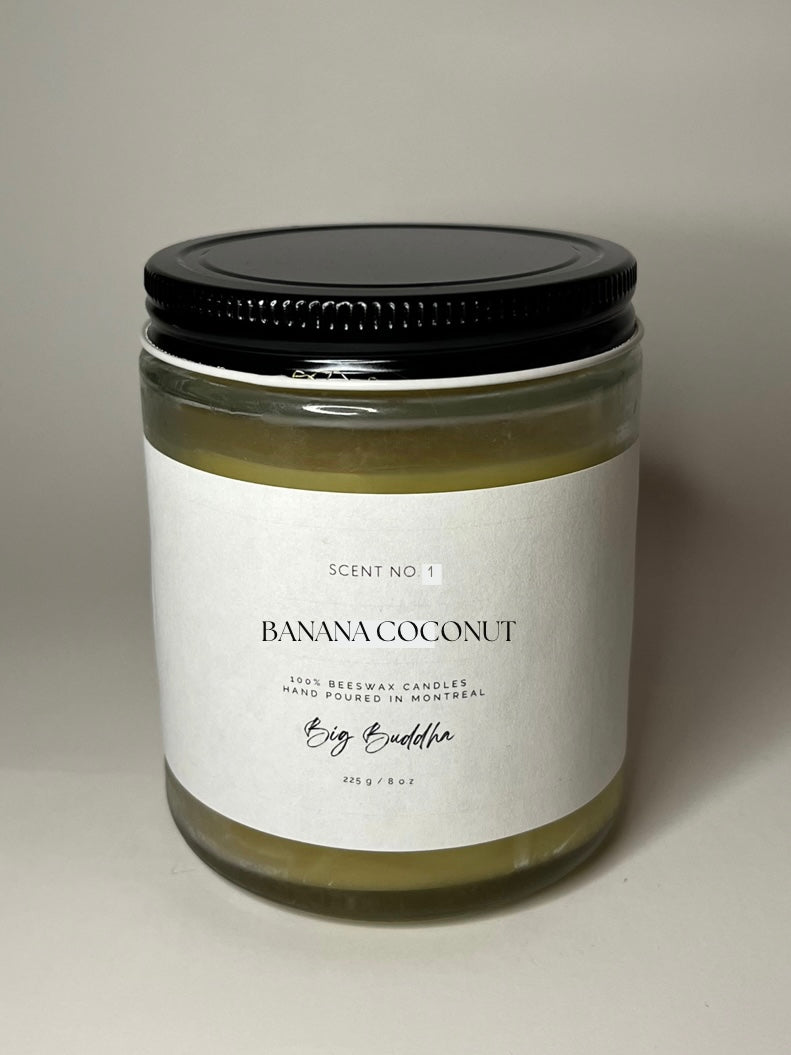 Banana coconut candle 8 oz