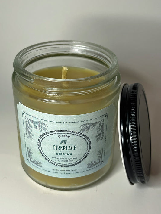 Fireplace 8 oz candle