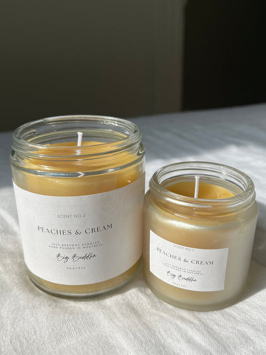 Peaches & cream candle 8oz