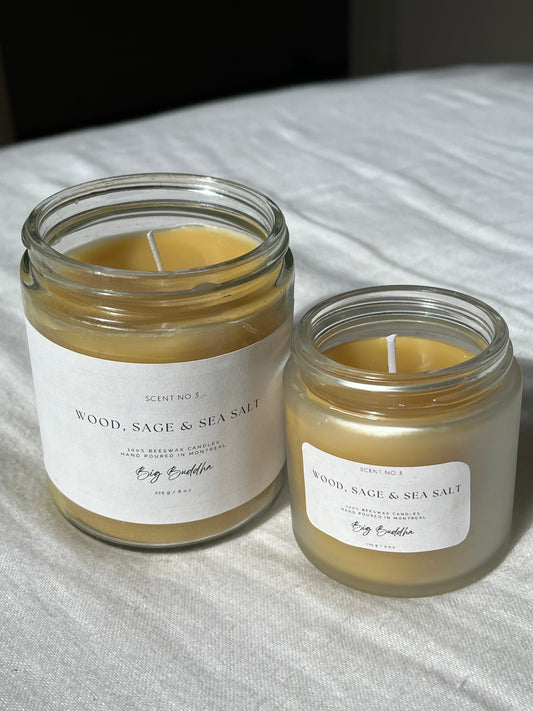 Wood, sage & sea salt candle 8 oz